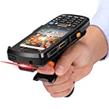 MUNBYN Android Barcode Scanner, Android 9.0 2D Zebra Scanner, Rugged IP67 Android Barcode Scanner Pistol Grip, 4G WiFi Android Scanner Handheld for Warehouse, Inventory