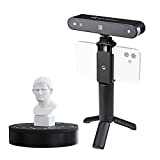 Revopoint POP 3D Scanner with Turntable and Powerbank 0.3mm Accuracy 8 Fps Scan Speed Desktop and Handheld Fixed/Auto Scan Mode for Face and Body Scanning Modes for Color 3D Printing - A6