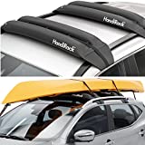 HandiRack Universal Inflatable Soft Roof Rack Bars (Pair); Tie-Downs and Bow and Stern Lines Included; Carries Kayaks, Canoes, Surfboards and SUPs