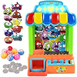 JOYIN Extra-Large Claw Machine Game Toy Candy Grabber Miniture Claw Machine & Prize Dispenser Vending Machine Toy Grabber Arcade Game with 10 Plush Animal Characters and 8 Capsules