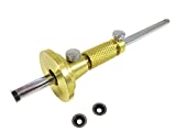 Taytools 464763 Solid Brass Wheel Woodworking Precision Marking Cutting Gauge with 2 Extra Cutters Micro Adjust Head