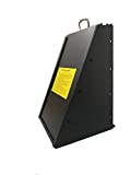 Super Target Systems Steel Bullet Trap 24' x 24', AR500 Backplate, Front Rubber Panel, Low Lead Dust, Less Impact Noise for .22.45, 9 mm .357 calibers
