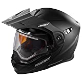 Castle X EXO-CX950 Electric Modular Snowmobile Helmet - Solid Matte Black - 2XL