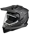 CastleX Mode D/S SV Dual Sport Electric Snowmobile Helmet in Matte Black, Size X-Large