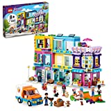 LEGO Friends Main Street Building 41704; Building Kit Birthday Gift for Kids Aged 8+ with 8 Characters and 4 Animal Figures for Hours of Imaginative Role Play (1,682 Pieces)