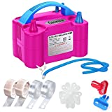 Growsun Balloons Pump Kit Electric Balloon Garland Arch Kit Air Blower Inflator for Party Decoration w/Ballons Tape Strip