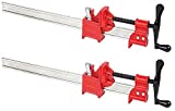 One (1) Pair BESSEY 48' Heavy-Duty IBeam Bar Clamps for Woodworking