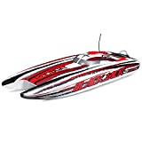 Pro Boat RC Blackjack 42' 8S Brushless Catamaran RTR(Battery and Charger Not Included): White/Red, PRB08043T2