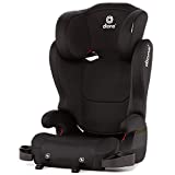 Diono Cambria 2 XL, Dual Latch Connectors, 2-in-1 Belt Positioning Booster Seat, High-Back to Backless Booster with Space and Room to Grow, 8 Years 1 Booster Seat, Black