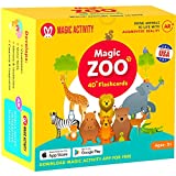 Magic Zoo – 4D Flash Cards for Kids: Animals Come Alive (See Them Walk, Talk, Run & Eat) with Augmented Reality - 26 Interactive Learning Flash Cards (AR App Included)