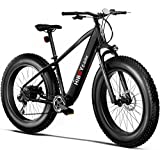 Hiboy P6 Off-Road Electric Bike|48V 750W BAFANG Powerful Motor| 13AH Removable Larger Battery| 26'' 4.0 Fat Tire Ebike|Shimano 9-Speed|21.7MPH to 31 Mile Speed Rrange,UL Certified