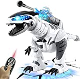 Marstone Remote Control Robot Dinosaur Programmable Interactive RC Dinosaur Cool Toys with Fight Mode, Robotic Dinosaurs with Walking Dancing Analog Sound, Robot Toys for Kids and Boys (Age 3+)
