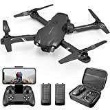 DRONEEYE 4DV13 FPV Drone with 720P HD Camera for Adults Kids, Foldable Mini RC Quadcopter for Beginners Toys Gifts,Waypoint Functions,Headless Mode,Altitude Hold,Gesture Selfie,3D Flips