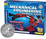 Thames & Kosmos Mechanical Engineering: Robotic Arms STEM Experiment Kit | Build 6 Pneumatic Machines | Robotic Claw, Exoskeleton Arms & More | Explore Air Pressure & Robotics | Ages 7+