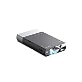 Mini Projector, Vamvo Ultra Mini Portable Projector 1080p Supported HD DLP LED Rechargeable Pico Projector with HDMI, USB, TF, and Micro SD, Supports iPhone Android Laptop PC Projectors for Outdoor