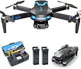 Drones with Camera for Adults 4K, GPS FPV Foldable 5G Quadcopter for Beginners 3280ft Control Long Range, Auto Return Home, Follow Me, Brushless Motor, 40Mins 2 Batteries