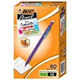 BIC Xtra-Smooth Mechanical Pencils, Medium Point (0.7 mm), Assorted Colors, 60 Count, Does not smudge and erases cleanly