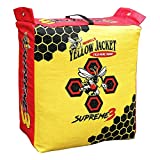 Morrell Yellow Jacket Supreme 3 28 Pound Adult Field Point Archery Bag Target with 2 Shooting Sides, 10 Bullseyes, and IFS Technology, M-104, Yellow