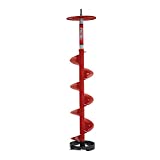 Eskimo 35600 Pistol Bit 8' Ice Auger Drill Adaptive Ice Auger Weighs only 3.9 Pounds, Centering Point, Redrills Old Holes Easily Extremely Fast Cutting, 42',3-Year Warranty