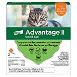 Advantage II 2-Dose Flea Treatment and Prevention for Small Cats, 5-9 Pounds