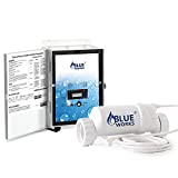 BLUE WORKS Saltwater Generator Chlorinator BLH40 for 40K Gallon Pool | 2-Year Full USA Warranty | Cell Plates provided by American Company(White)