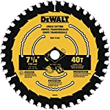DEWALT DWA171440 7-1/4-Inch 40-Tooth Circular Saw Blade