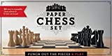 Paper Chess Set: Punch Out The Pieces and Play (Unique Chess Set, Cool Chess Collection, Family Game Night Games)