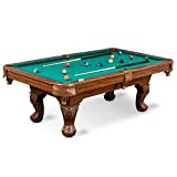 EastPoint Sports Billiard Pool Table 87 Inch - Scratch Resistant Top Rail, Built-in Durable Leg Levelers – Perfect for Family Game Room, Adult rec Room, basements, Man cave, or Garage