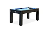 RACK Bolton 5.5-Foot Billiard/Pool Table (Black)
