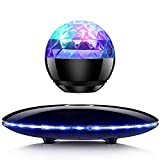 Magnetic Levitating Bluetooth Speaker, RUIXINDA Floating Speaker with Night Light Projector, Colorful Led Flashing Show for Home Birthday Party, Cool Tech Gadgets Birthday