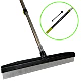 Room Groom Carpet Rake and Groomer with Telescoping 54 Inch Adjustable Handle, Portable Design, Carpet Brush Ideal for Pet Hair, Refreshing Carpets, Rugs, and Artificial Turf