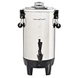HomeCraft Quick-Brewing 1000-Watt Automatic 30-Cup Coffee Urn-Stainless Steel