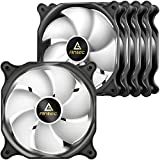 Antec 120mm Case Fan, PC Case Fan High Performance, 3-pin Connector, PF12 Series 5 Packs