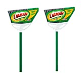 Libman 201 Precision Angle Broom with Recycled Broom Fibers, 2 Pack