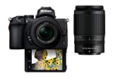 Nikon Z50 Compact Mirrorless Digital Camera with Flip Under 'Selfie/Vlogger' LCD | 2 Zoom Lens Kit Includes: NIKKOR Z DX 16-50mm f/3.5-6.3 VR & NIKKOR Z DX 50-250mm F/4.5-6.3 VR