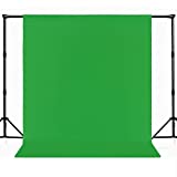 WENMER 4 x 4.5ft Green Screen Backdrop for Photography, Green Photo Backdrop Polyester Fabric Photography Backdrop for Photoshoot Meeting Gaming Video Studio (No Backdrop Stand)