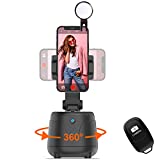 Phone Face Tracking Selfie Holder - 360° Rotating Rotation Following Motion Tracker Smart Auto Tracking for Vlog Shooting