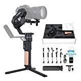 FeiyuTech AK2000C Gimbal Handheld Stabilizer for DSLR Camera Canon 60/70/80D RP,Sony A7C a63/4/5/600,PanasonicGH4/5 Fujifilm Nikon,Optional GripBar,WiFi/Cable Control OLEDScreen,Official-Authorized
