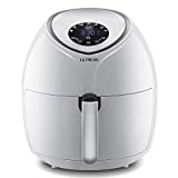 Ultrean Large Air Fryer 8.5 Quart, Electric Hot Air Fryers XL Oven Oilless Cooker with 7 Presets, LCD Digital Touch Screen and Nonstick Detachable Basket, ETL/UL Certified,18 Month Warranty,1700W (White)