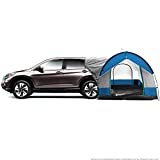 North East Harbor Universal SUV Camping Tent - Up to 8-Person Sleeping Capacity, Includes Rainfly and Storage Bag - 8' W x 8' L x 7.2' H - Gray and Blue