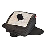Dowco Rally Pack 50106-00 Water Resistant Magnetic Motorcycle Tank Bag with Window: Black, Universal Fit, 11 Liter Capacity