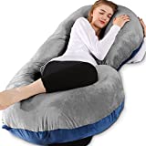 Chilling Home Pregnancy Pillows for Sleeping, C Shaped Body Pillow Pregnant Pillows for Sleeping Full Body Pillow, Pregnancy Must Haves Maternity Pillows 53 inch Pregnancy Body Pillow
