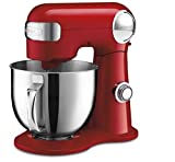 Cuisinart 5.5-Quart Stand Mixer, Manual, Ruby Red