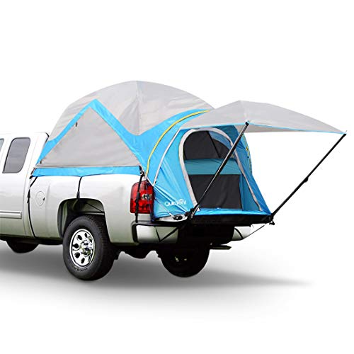 Quictent Waterproof Truck Tent for Full Size Regular Bed (6.4'-6.7') with Removable Awning, Rainfly ＆ Storage Bag Included