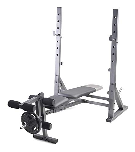 Weider XR 10.1 Olympic Weight Bench with Integrated Leg Developer and Weight Plate Storage
