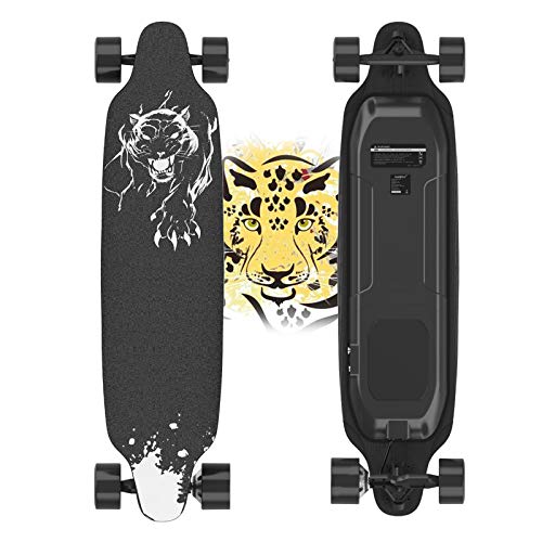 Electric Skateboard Electric Longboard with Remote Control Electric Skateboard 400W Motor Max Load 265 lbs 3 Speeds Adjustment Adult and Teen Gifts