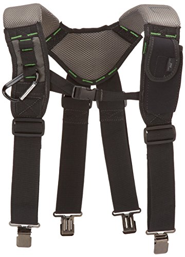 McGuire-Nicholas - BL-30289 30289 Bl- Load Bearing Gelfoam Suspenders For Added Back Support, Black Black