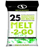 Snow Joe AZ-25-EB Melt-2-Go Nature + Pet Friendly CMA Blended Ice Melter, 25-lb Bag