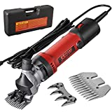 MTWTFSS Electric Professional Sheep Shears,6 Speed Sheep Clippers 550W Animal Shearing Machine,Heavy Duty Farm Livestock Grooming Kit for Shaving Fur Wool in Sheep, Goats,Large Thick Coat Animals