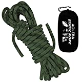AOLEBA 10.5 mm Static Climbing Rope 10M(32ft) 20M(64ft) 30M(96ft) 50M(160ft) 70M(230ft) Outdoor Rock Climbing Rope, Escape Rope Ice Climbing Equipment Fire Rescue Parachute Rope